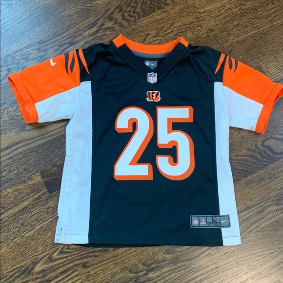NFL Bengals Bernard 25 Jersey - Child Large - Picture 1 of 6